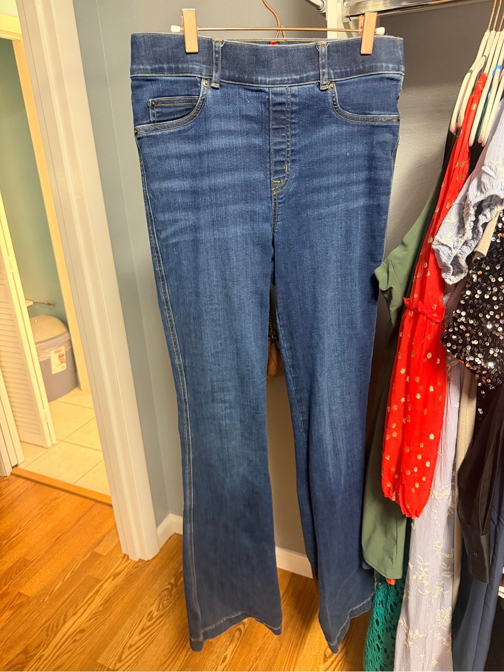 Spanx flare jeans